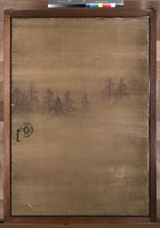 山水人物図